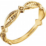 Twist Stacker Ring - 14K Yellow Gold